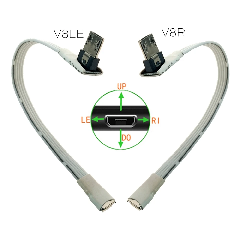 Kết Nối Đầy Đủ 5Pin Micro USB Nam Đến Nữ USB 2.0 Ngắn Dữ Liệu Sạc OTG Chuyển Đổi Cáp Mở Rộng Bộ 10Cm 20Cm