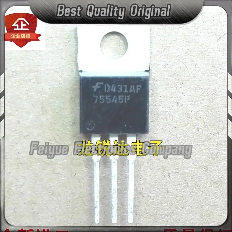 5PCS-20PCS   75545P HUF75545P3 TO-220 MOS 75A 80V  Best Quality Imported Original