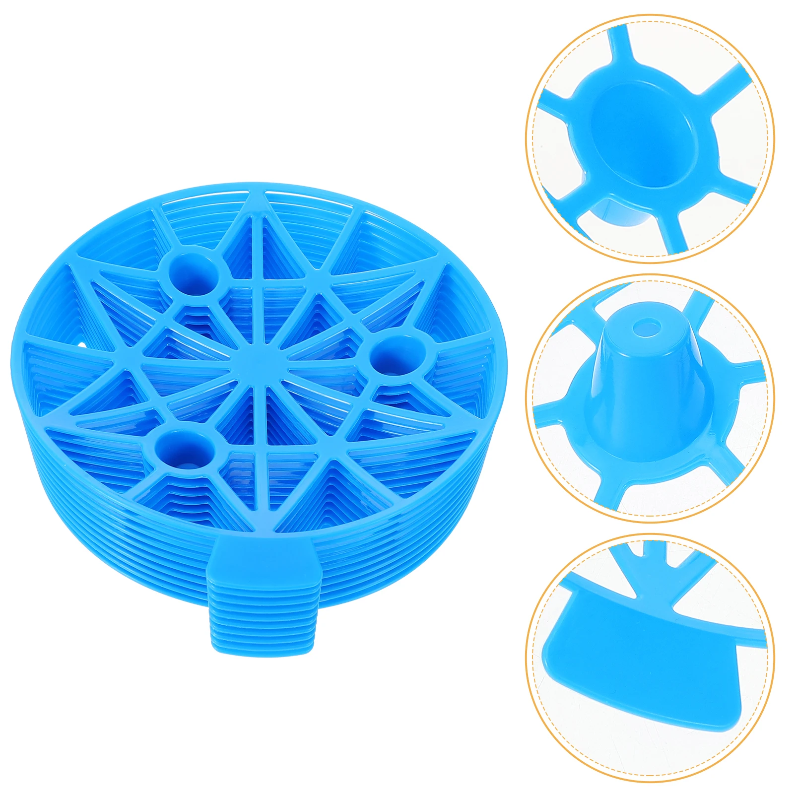 

10pcs Wear-Resistant Plastic Watermelon Support Stand Garden Growing Stand Farm Use Easy Install Smooth Surface