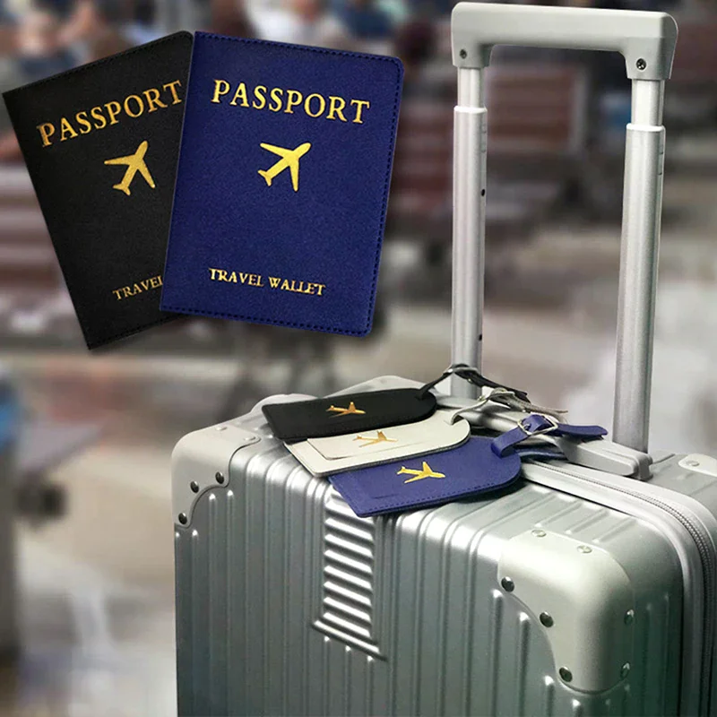 1 stks PU Lederen Bagagelabel Naam ID Etiketten Reiskoffer Identificatie Label Boarding Bag Tag Reisaccessoires