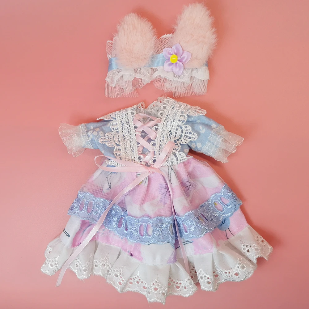Lovely bjd Doll Clothes 1/6 Princess Dress Baby Clothes for Dolls 30cm two-dimensional Anime School Uniform for Girls