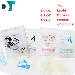 100pcs Orthodontic Zoo Pack Elastics Rubber Bands Braces Force 3.5 / 4.5/ 5.0 / 6.5 OZ 100PCS/Bag High-quality