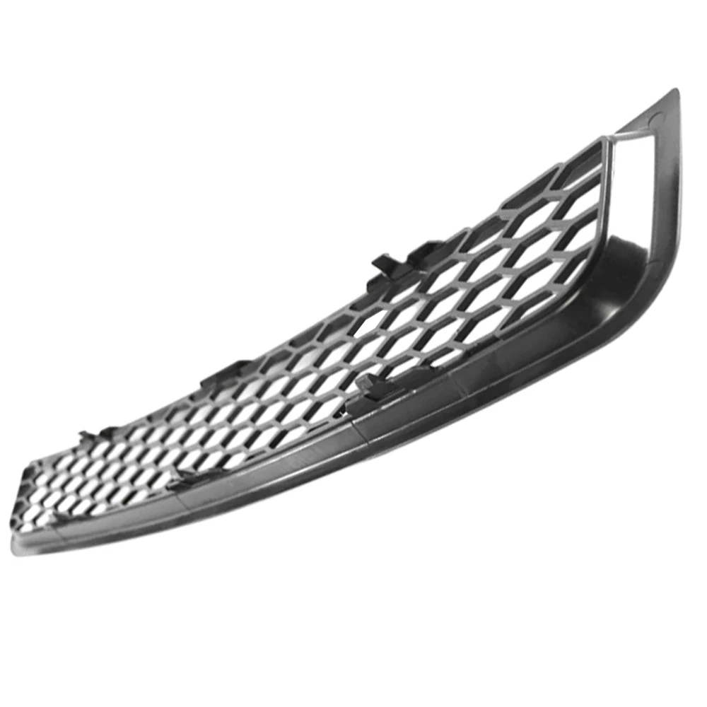 1Pc For Audi A4 B6 2002-2005 Matte Black Honeycomb Mesh Bumper Grille Honeycomb Hollow Middle Lower Net 8E0807647 Car Accessory