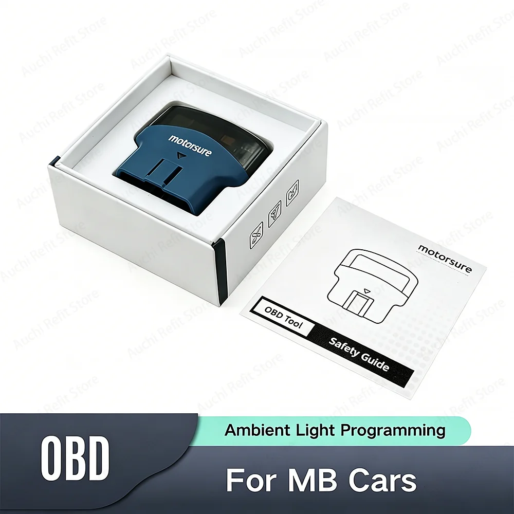 OBD For Mercedes-Benz A/B/C/GLC/CLA/GLA/V Class W176 W177 W246 W205 X253 W156 W117 W447 Ambient Light Function Menu Activation