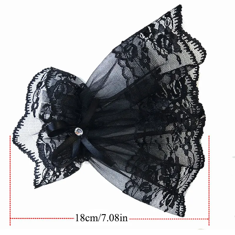 1Pair Detachable Fake Sleeves Fashion Lace Wrist Cuffs For Women Hollow Decorative Sleeves Lace Ruffles Elbow Sleeve Cuff New