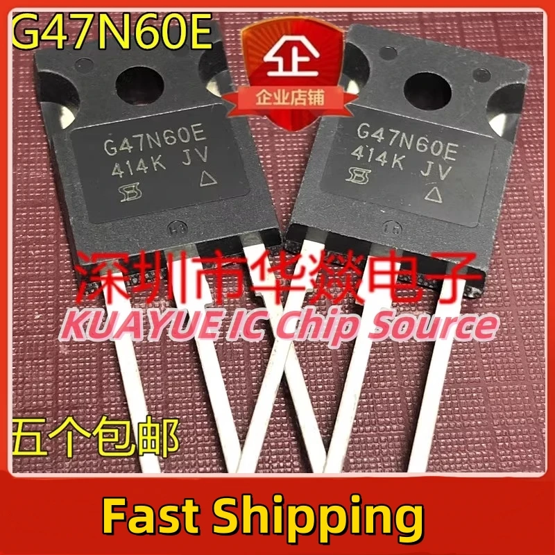 10PCS-30PCS  G47N60E  SIHG47N60E-GE3  TO-247 600V 47A  Fast Shipping Quality Guarantee