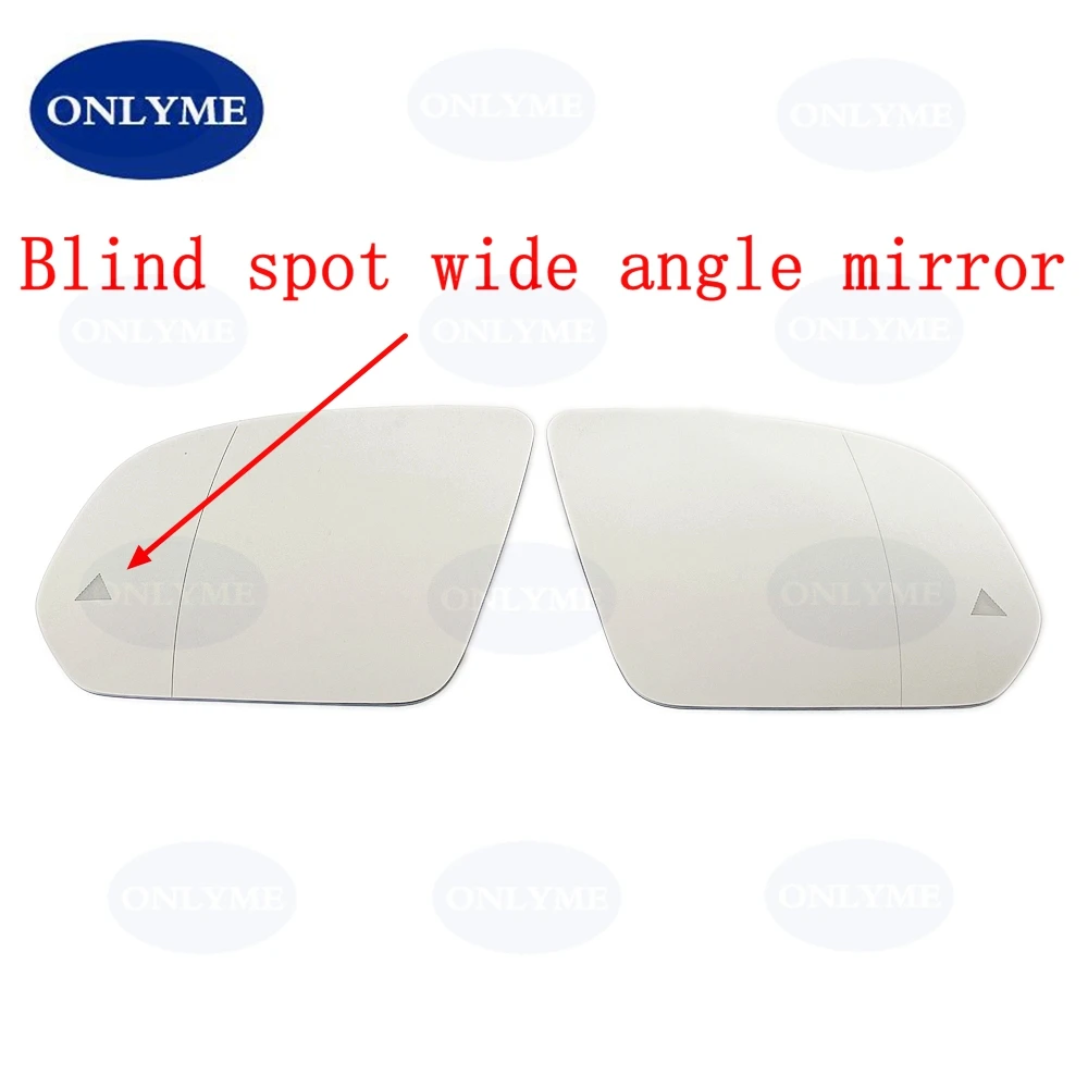Led Warning Blind Spot Heated Wide Angle Mirror Glass For Mercedes Benz GLE W167,GLE COUPE C167,GLS X167,Class G W463 2019-2024