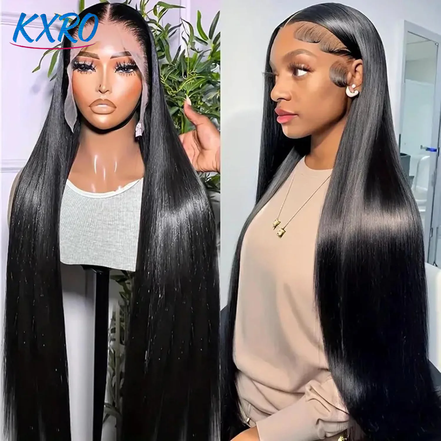 Colored Straight Human Hair Wigs 13x4 HD Lace Frontal Wigs Natural Color Lace Front Human Hair Wigs For Woman on Clearance Sale for Women Ready to Wear On Clearance Sale Pre Plucked Wig Party Work Daily Life
