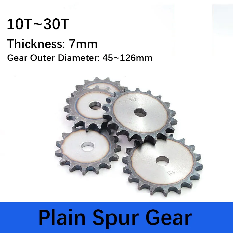 1pcs Chain wheel plate / chain wheel flat plate / 4 split 08B 10 /11/12/13/14/15 teeth 16 teeth 17 teeth 18 teeth - 30 teeth