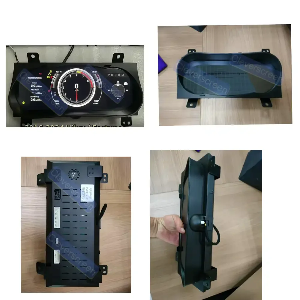 Car Digital Dashboard Speedometer Display for Hilux/Runner 2016-2024 LCD Instrument Panel Digital Dashboard Cluster