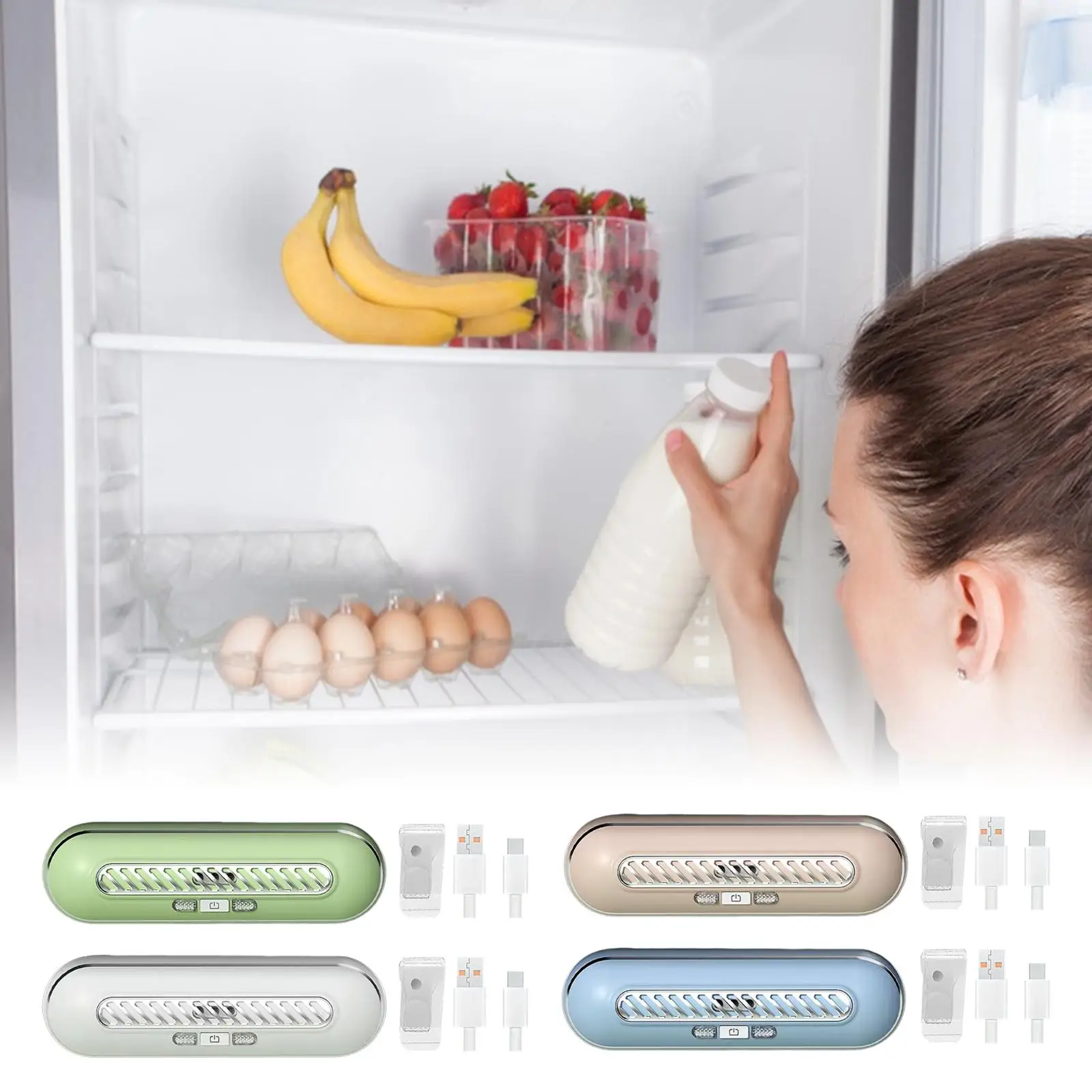 

Средство для удаления запаха холодильника Средство для удаления запаха холодильника Эффективный USB для сохранения свежести