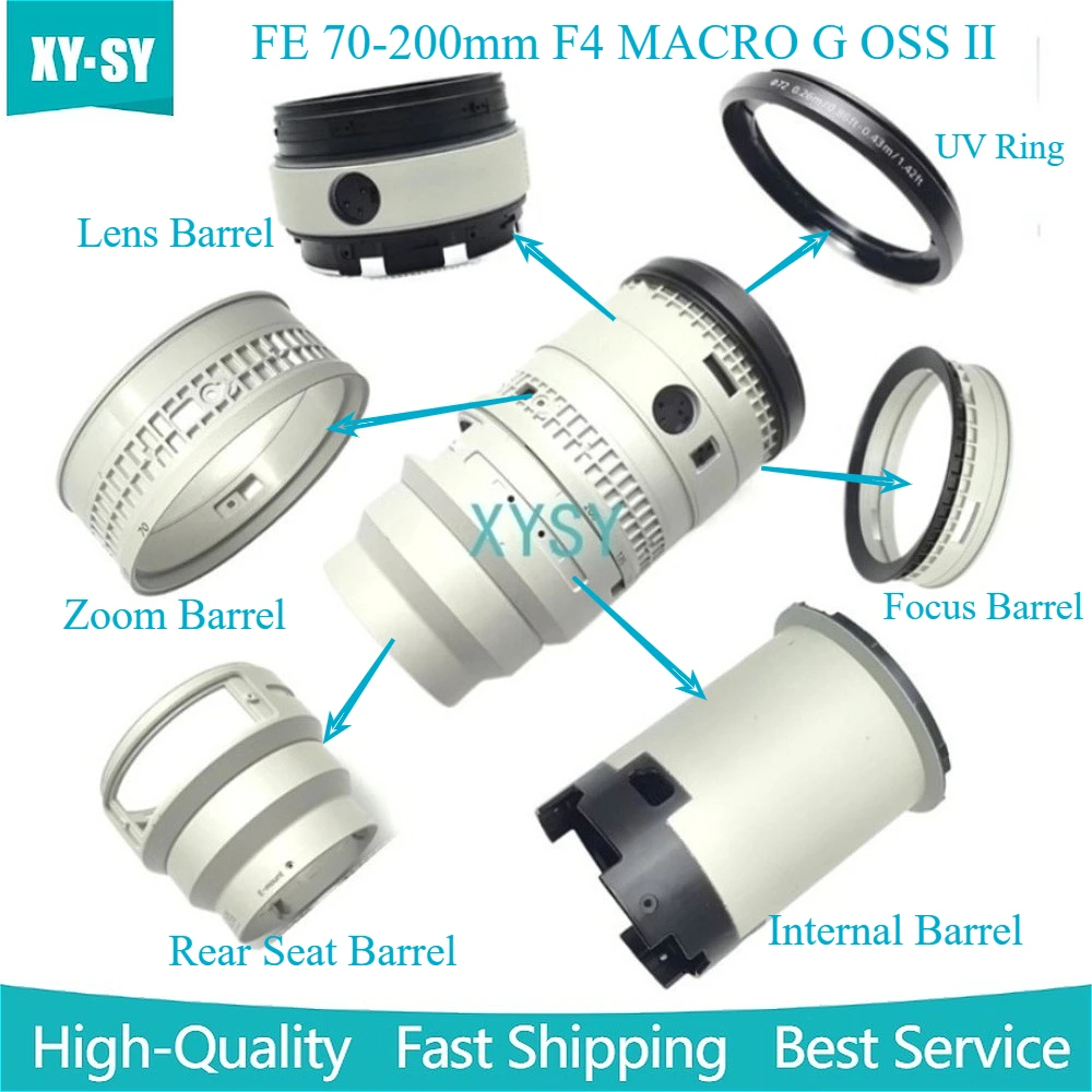

6PCS New Original for Sony FE 70-200 mm F4 MACRO G OSS II UV Ring / Front / Rear Seat / Focus / Zoom / Internal Lens Barrel Tube