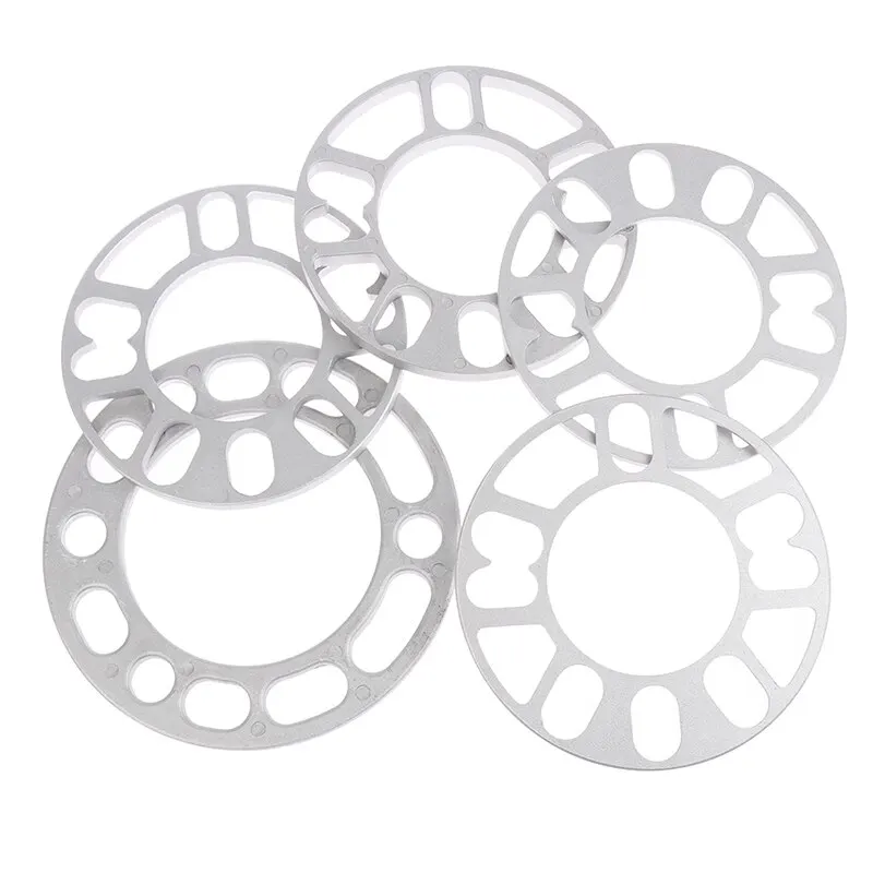 1PC Aluminum Universal Car Wheel Spacer Shims Plate 3mm 5mm 6mm 8mm 10mm Fit 4x100 4x114.3 5x100 5x108 5x114.3 5x120