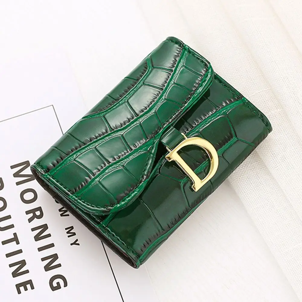 Fashion Mini Women Card Holder Short Wallet Women PU Wallet Multi-Card Card Holder Small Multi-functional Clutch Bag