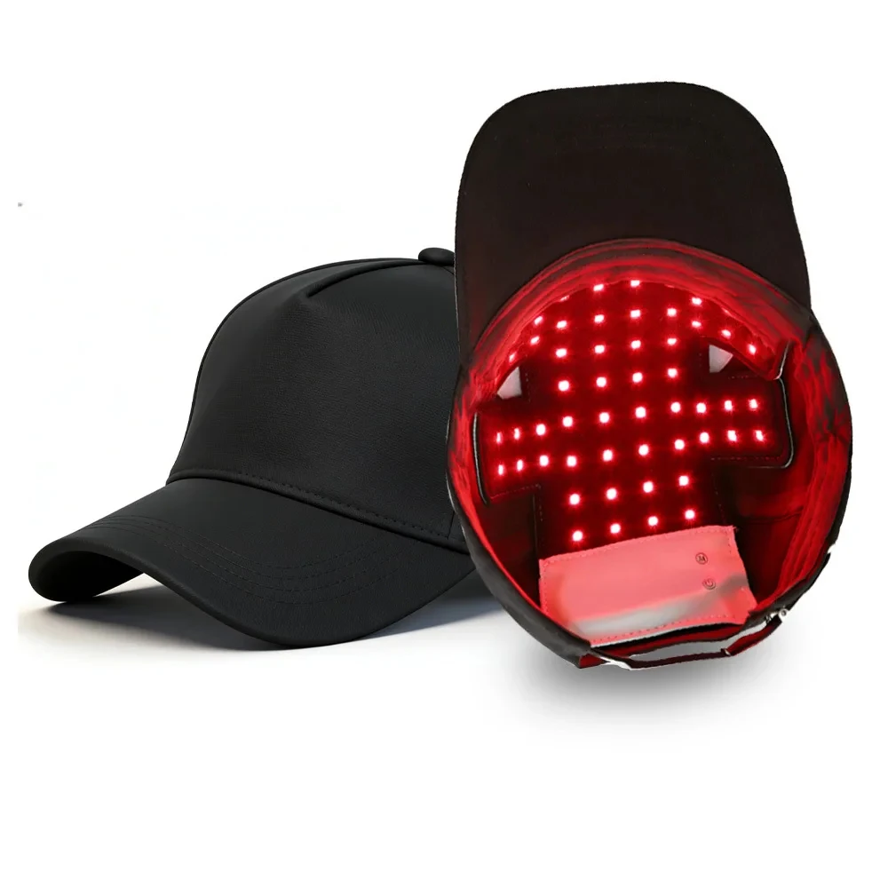 Red Light Therapy Cap for Hair Growth 460nm 660nm 850nm Infrared Blue Scalp Care USB Charging Hair Loss Treatment for Men&Women