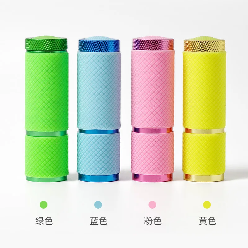 Mini Torch 9 LED Flashlight Battery Powered Ultra-bright Small Night Lamp for Hiking Fishing Ultralight Outdoor Camping Light