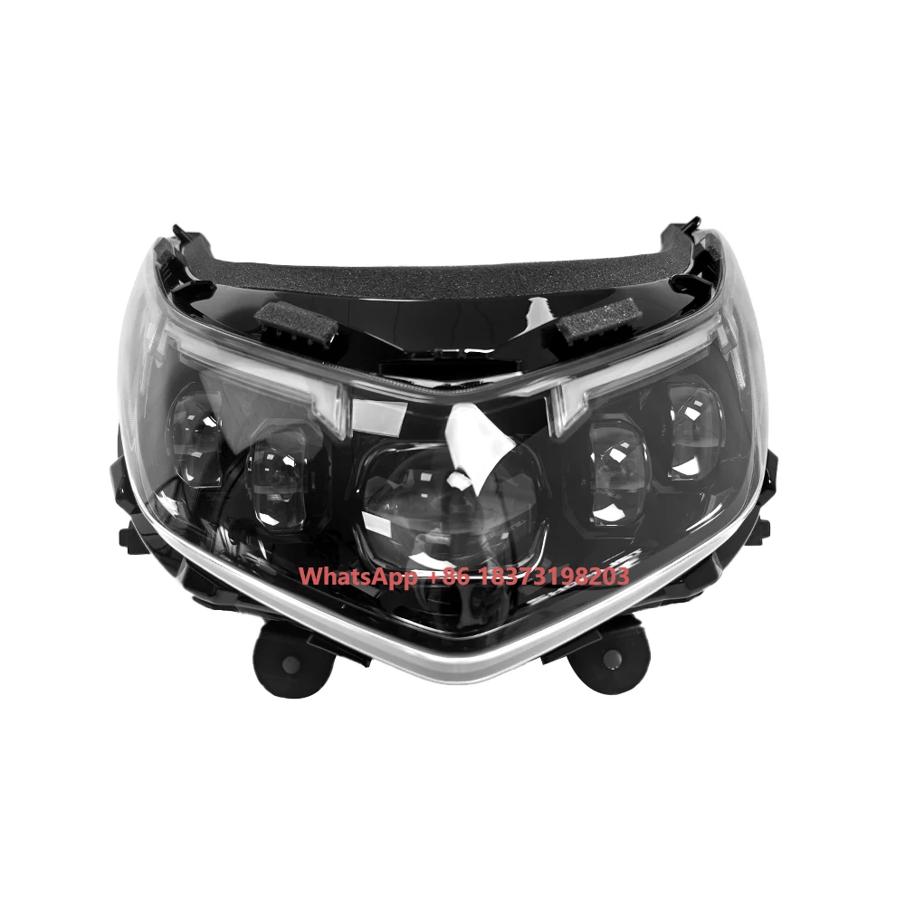 

Haojue Uhr150 Adjustable LED Motorcycle Headlamp Lighting System Turn Signal for Bluetooth for Day Running Multicolor Assembly