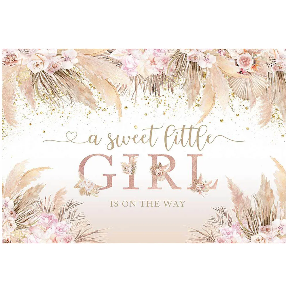 Mcsicka-小さな女の子のためのボヘミアンスタイルの花の背景,スタジオアクセサリー,写真の背景