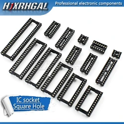 10PCS IC Sockets DIP6 DIP8 DIP14 DIP16 DIP18 DIP20 DIP28 DIP40 pins Connector DIP Socket 6 8 14 16 18 20 24 28 40 pin