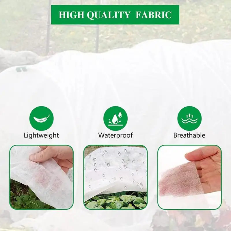 Plant Covers For Winter 33ft X 5.2ft Plant Blanket Garden Cover Freeze Protection Cover Non-Woven Freeze Protection Floating Row