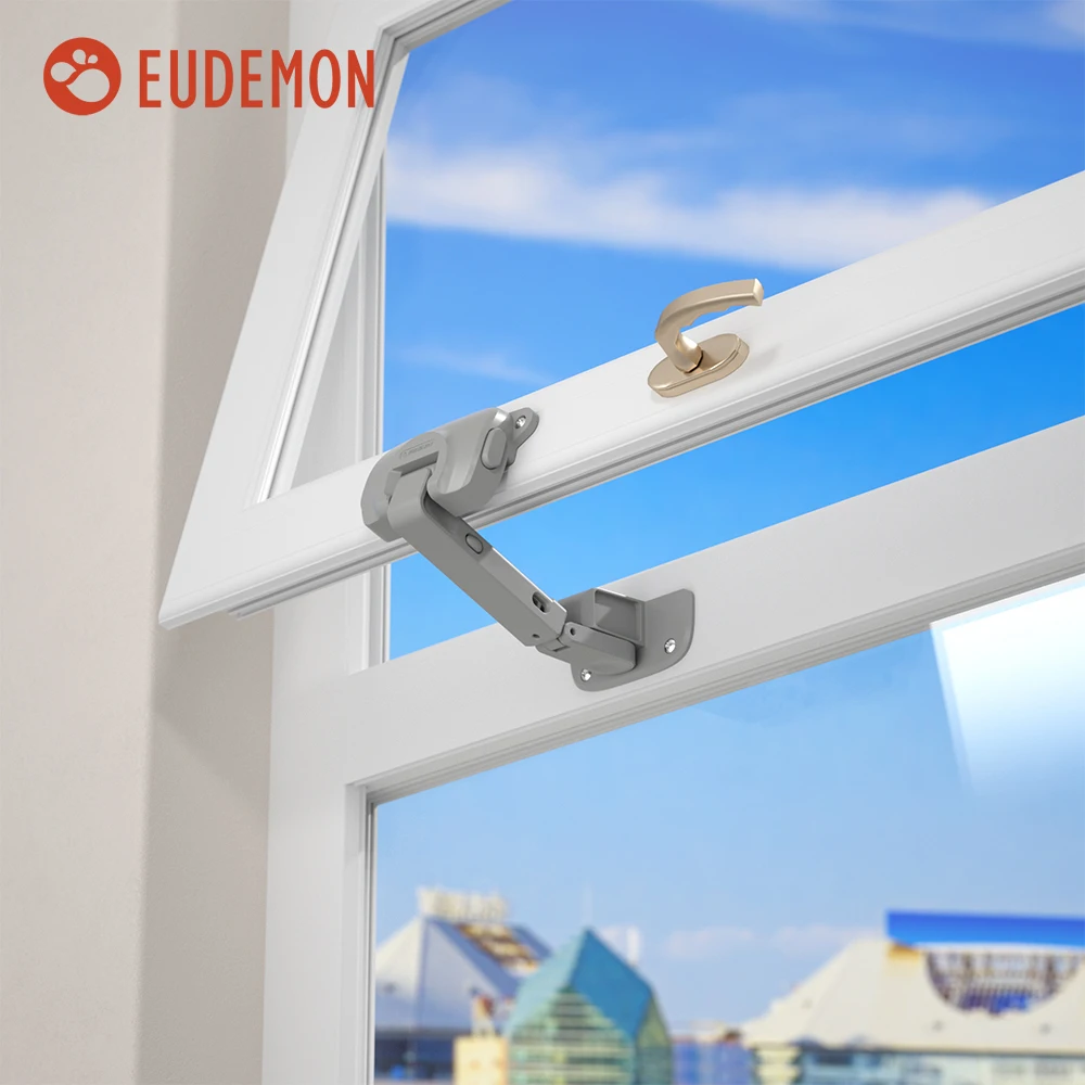 EUDEMON 1PC Baby Protection  Window Lock Child Safety Window Restrictor Adjustable Limiter