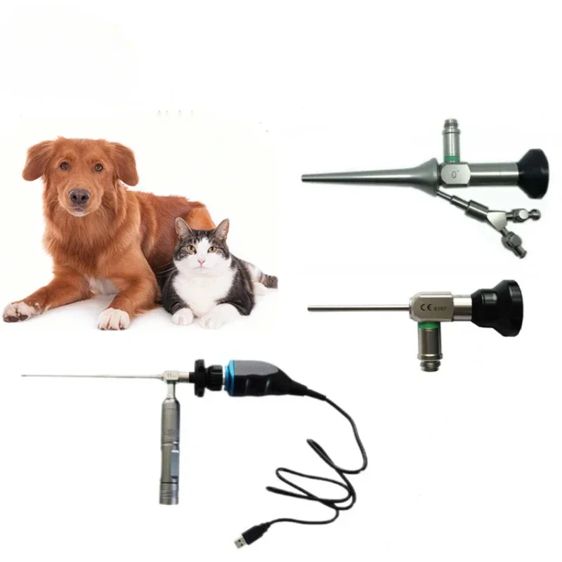 Medical Optical Rigid And Flexible Animal Endoscope Veterinary 4mm 2.7mm 3mm 5mm