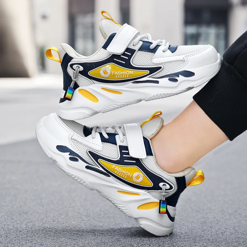 New children's sneakers boys mesh running shoes walking shoes breathable boys casual shoes non-slip wear tenis infantil menino