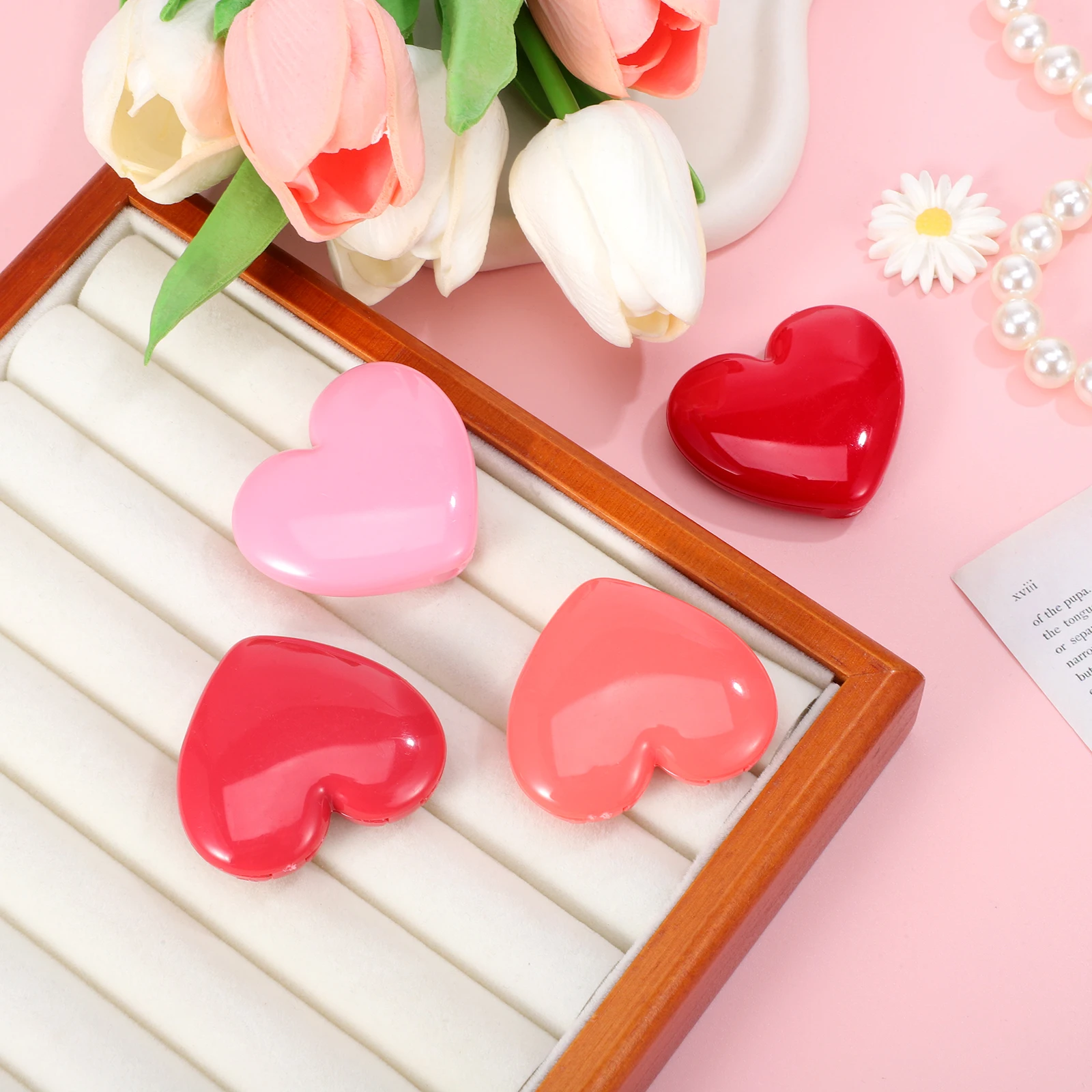 

4pcs Empty Eyeshadow Case Lipstick Box Refillable Sub Container Travel Compact Makeup Holder Transparent Blush Storage Female