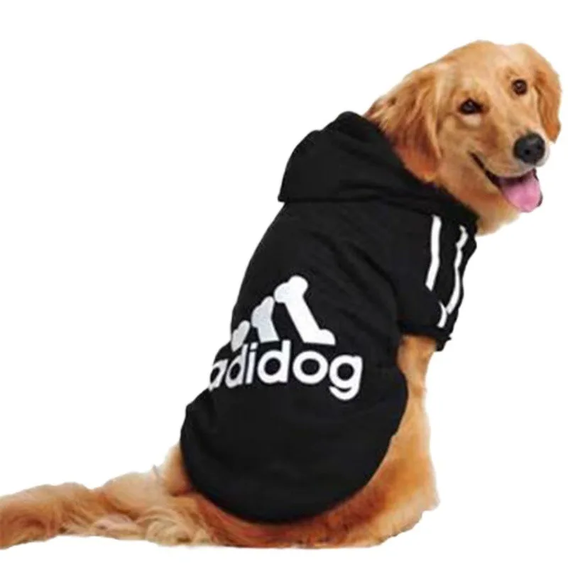 Pet Dog Clothes Adidog Hoodies Autumn Winter Warm Coat for Large Dogs Jacket Sweater Puppy French Bulldog Clothing