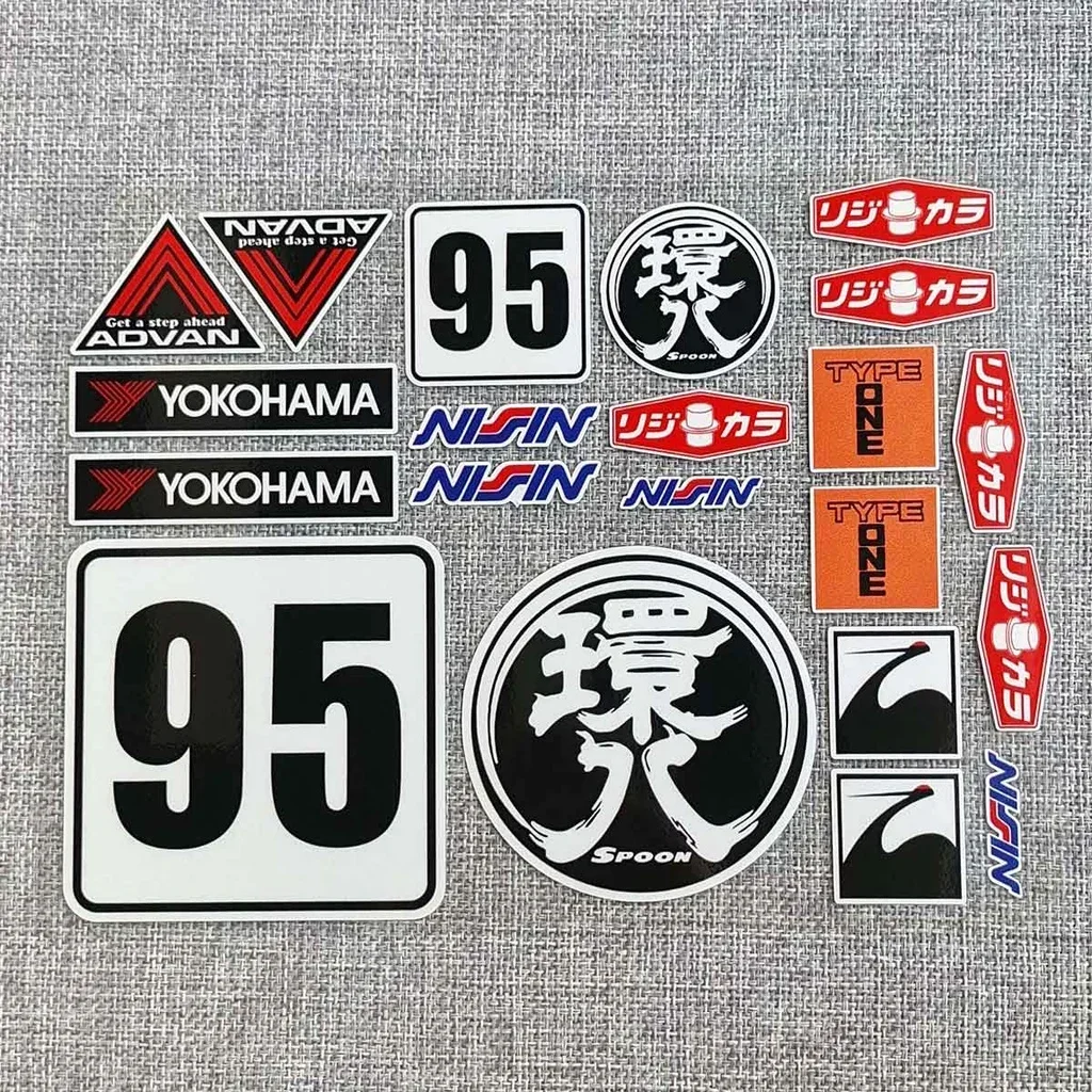 

1SET Reflective Car Styling Motorcycle Decorate Sticker Bumper Waterproof