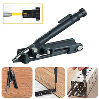 Multifunctional Profile Woodworking Scribing Tool deep hole Pencil Carpenter Maker Aluminum DIY Measuring Scribe Compass Ruler