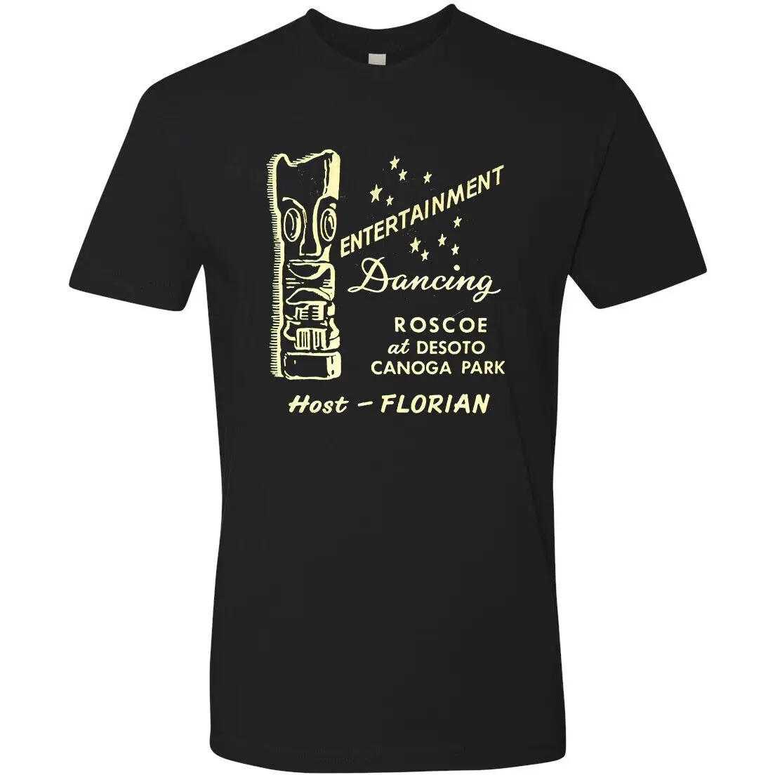 Restaurant Tiki Bar T Shirt Tee Retro Hula Rum Mug Roscoe Desoto Florian