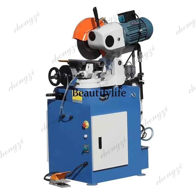 ASMT Semi Automatic Burr Free Pipe Cutter With Hydraulic Feed For Stainless Steel Iron Tube And Square Pipe