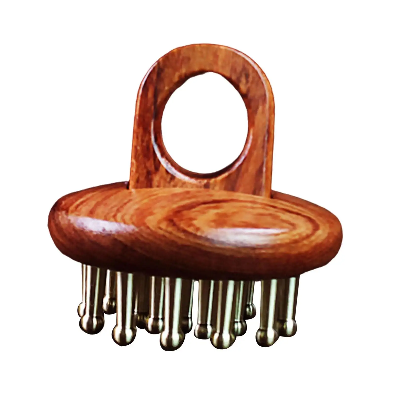 

Wood Massage Brush Head Massaging Comb Comfortable Handle Manual Guasha Scraping Brush Scraping Tool, for Waist Shoulder Neck
