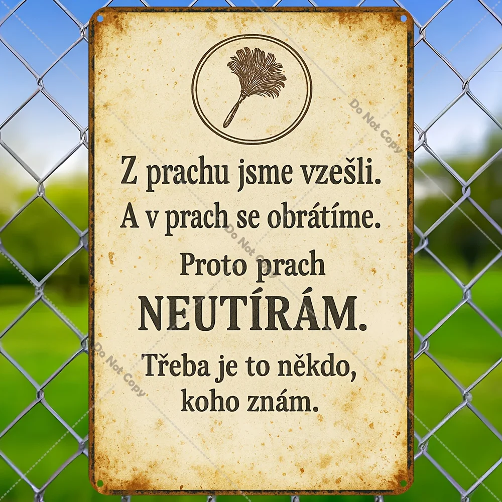 2D Flat Design, 1-Piece Tin Sign 20X 30cm |   Aluminum Wall Decoration |   Retro Style Suitable for Homes, Restaurants, Cafes, Garages |   Interesting Quotes/Life Mottos |   2D Flat Design, Perfectly Suited for Interior Decoration, 2D Flat Effect.