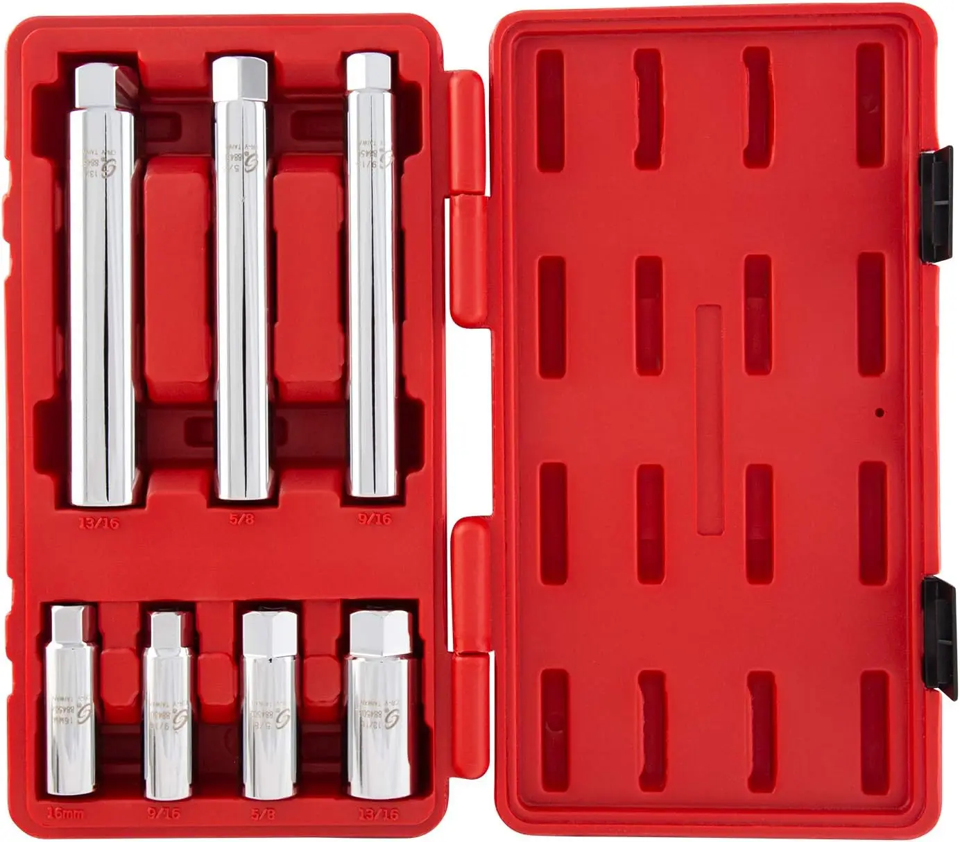 

3/8-Inch Drive Master Spark Plug Set, CR-V, 7-Pieces - Professional Automotive Tool Kit