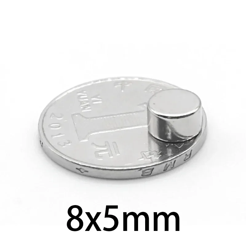 8x5mm Powerful Magnets Strong Disc Magnets For DIY, Building, Scientific, Craft, Education, Home, Office, School 8*5  8x5