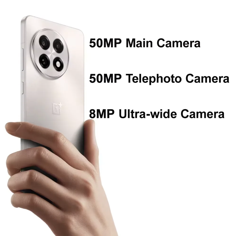 هاتف OnePlus 13R الذكي 5G 12GB+256GB، Snapdragon 8 Gen 3 Android 15,6.78 بوصة 120 هرتز، دقة 2780*1264، كاميرا 50 ميجابكسل OIS+EIS، Bluetooth 5.4، NFC، Wi-Fi 7، GPS #6