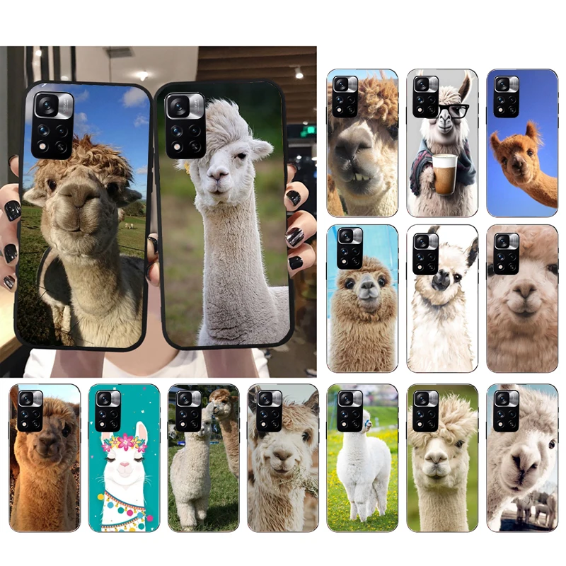 Alpaca Llamas Phone Case For Xiaomi Redmi note 13 12 Pro 11S 11 10 Pro 10S 12S Redmi 10 9C 13C