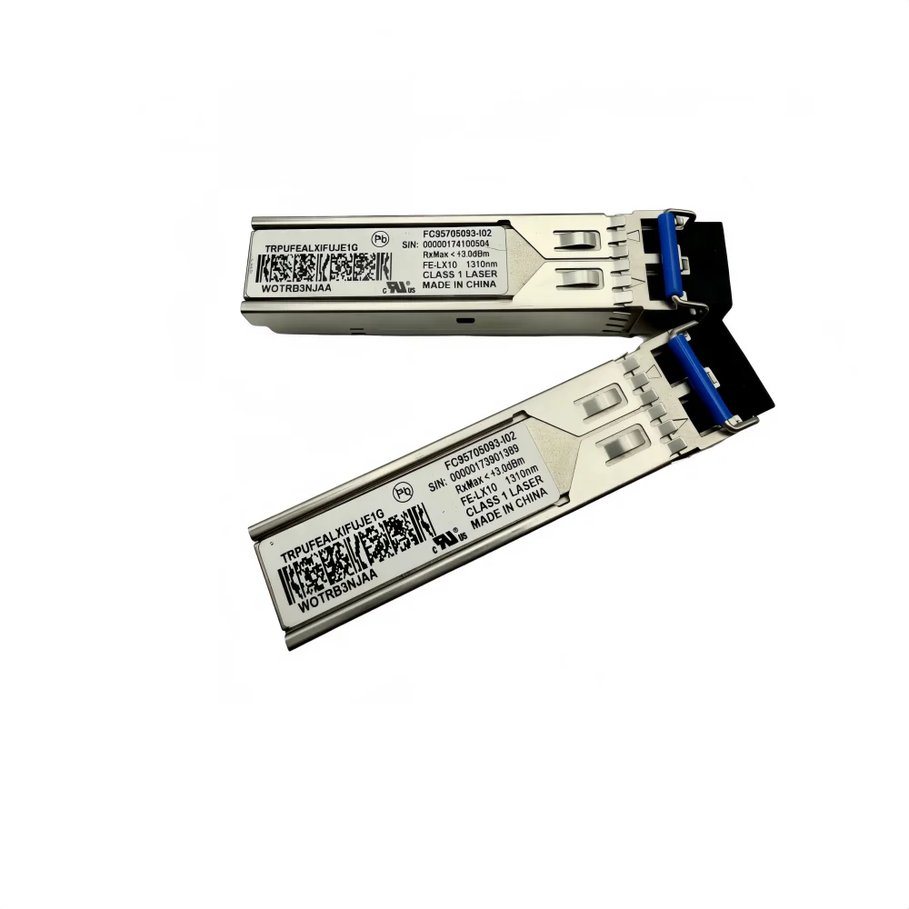 For Oplink Original TRPUFEALXIFUJE1G FC95705093-I02 100M SFP FE-LX10 1310nm 10km SMF LC Class1 Telecom Access Network Optical