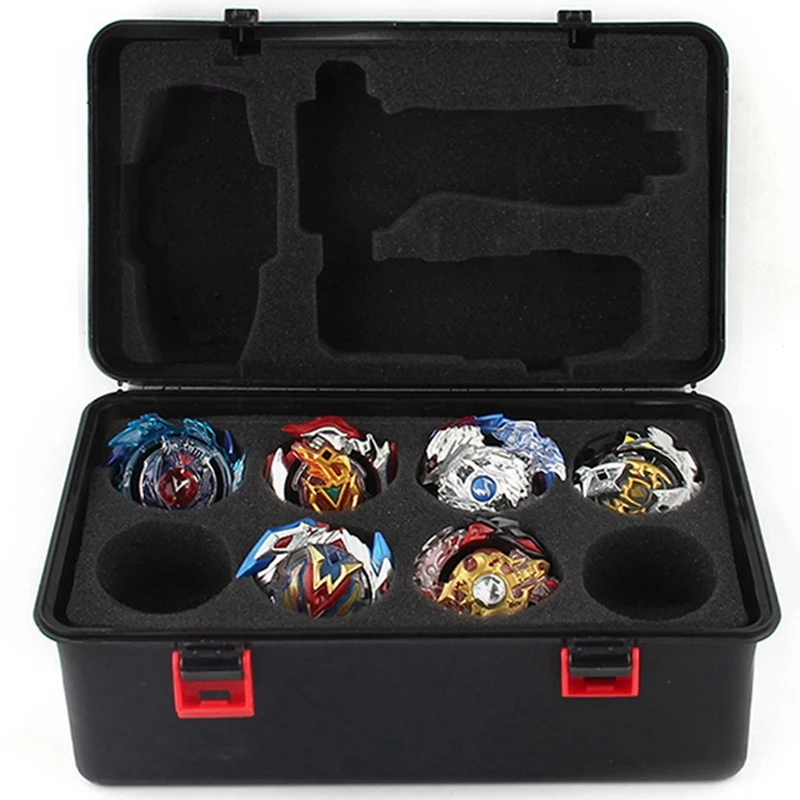 3X XD168-66 Burst Generation Spinner Toolbox Beyblade Spinner Related Products Hand Storage Box Tool Box Black