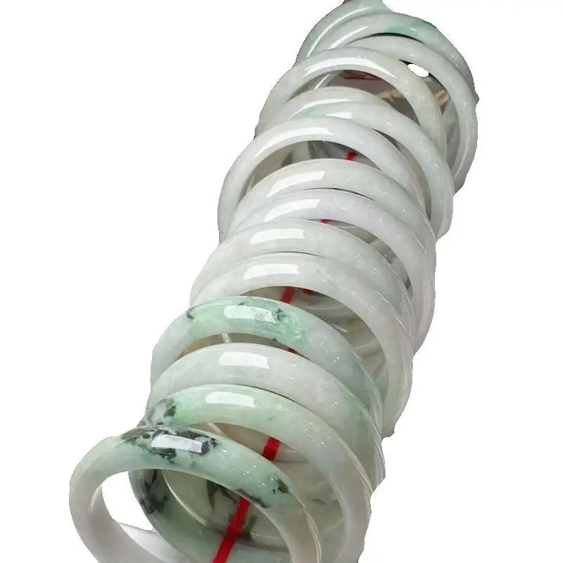 Factory Myanmar Natural Emerald a Boutique Jade Bracelet with