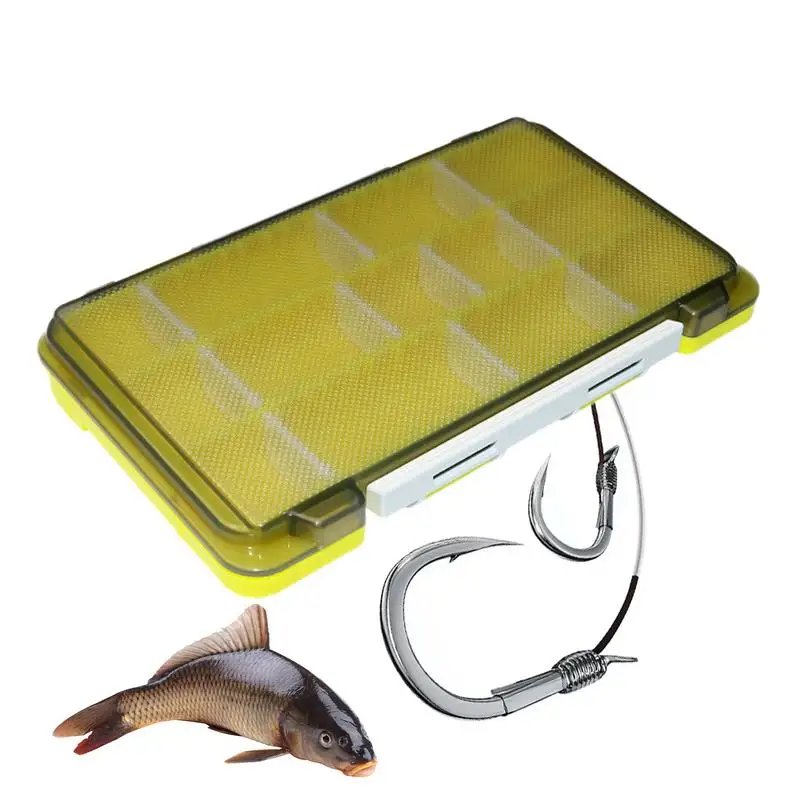 

Small Tackle Box Clear Double-Sided Fishing Tackle Lure Box Multifunctional Portable For Backpack Expeditions Saltwater &