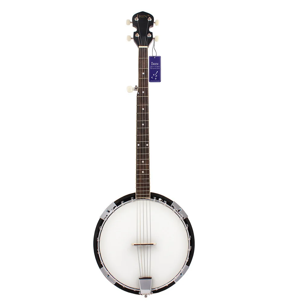 5-String Banjo, Sapele Wood, Practice and Performance, Western Folk Plucked Instrument, Acoustic Guitar Alternative