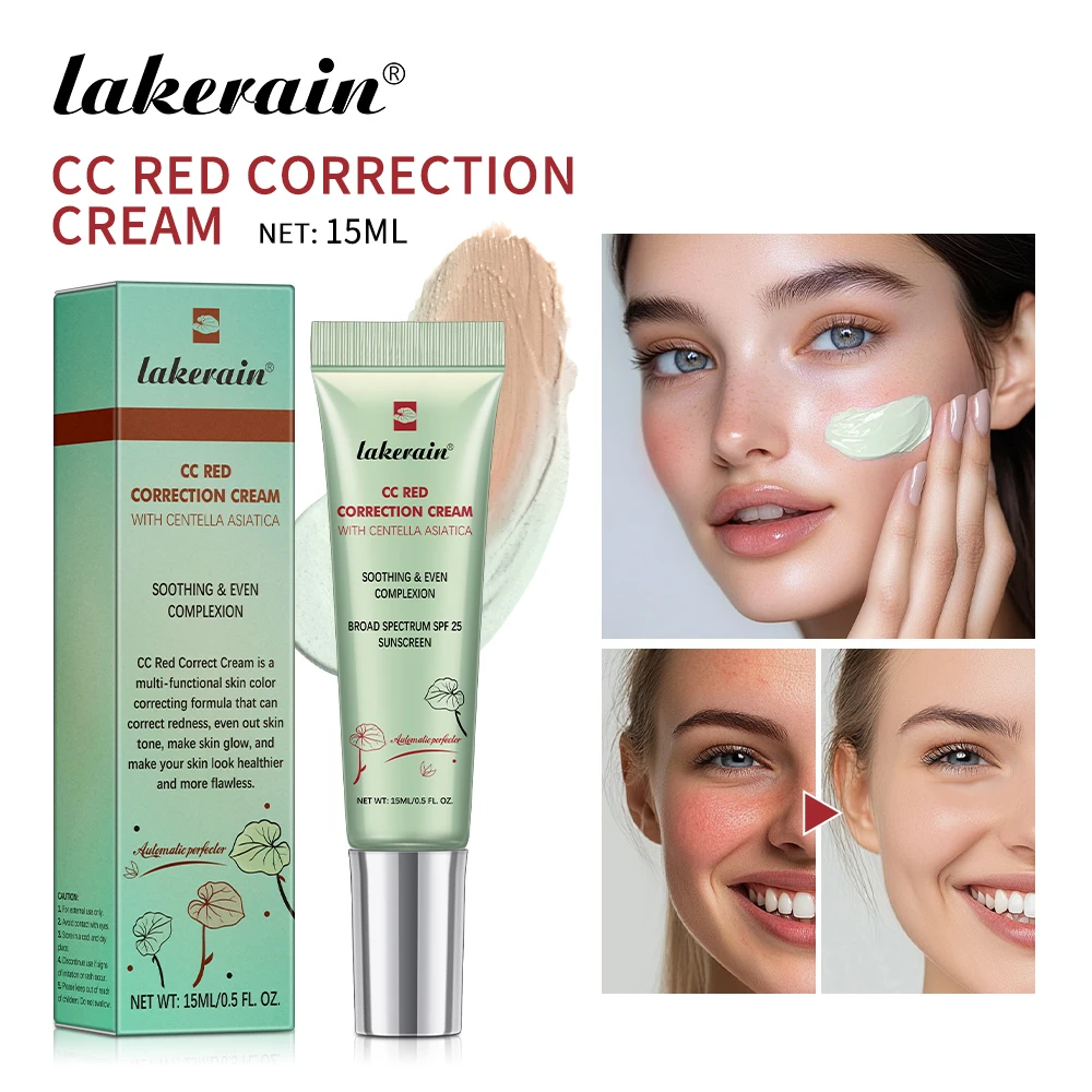45ml Kleurcorrigerende CC Cream Hydraterende Waterdichte Zweetbestendige Make-up Voordat Concealer Blijvende Vrouwen Make-Up Veranderen CC Crème
