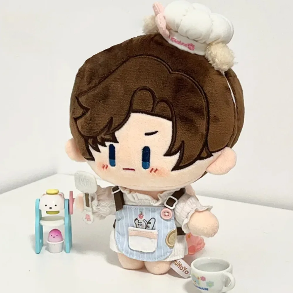 

Шляпа шеф-повара 10 см, хлопковая кукольная одежда, комплект фартуков, милая кукольная одежда, наряд, забавный комплект одежды для куклы, детский подарок