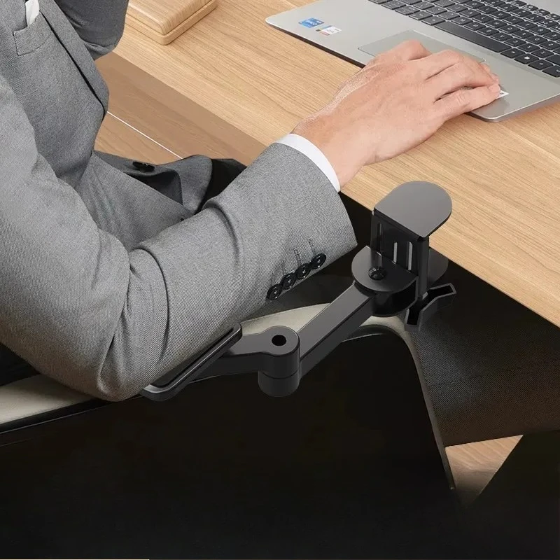 Computer Hand Support Bracket Arm Bracer Pad Extension Elbow Support Palm Rest Office Gaming Folding Rotary Desktop Mouse