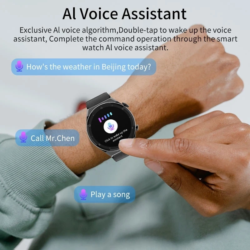 NFC Access Control ฟังก์ชั่น Smartwatch ชาร์จไร้สาย AMOLED สมาร์ทวอท์ชใหม่ HD หน้าจอบลูทูธ Call แบตเตอรี่ขนาดใหญ่