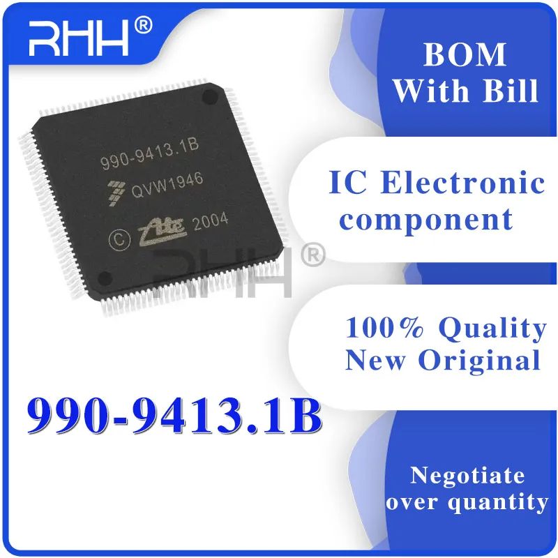 1PCS 990-9413.1B 990 9413 1B QFP128 Car ABS pump computer board IC chip Car radio chip