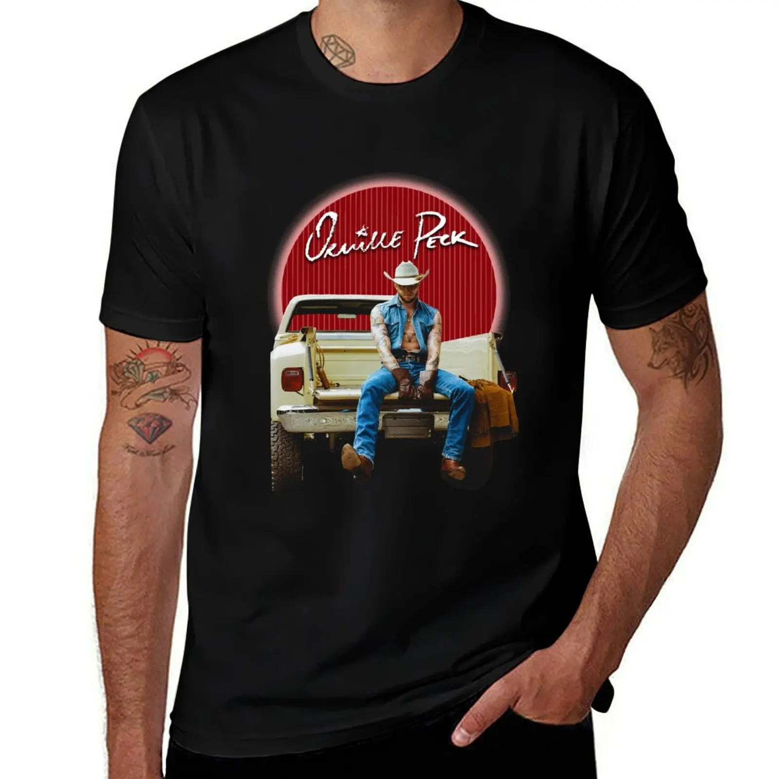 

Orville Peck Cowboy T-Shirt customs design your own Man t-shirt customs black t-shirts for men
